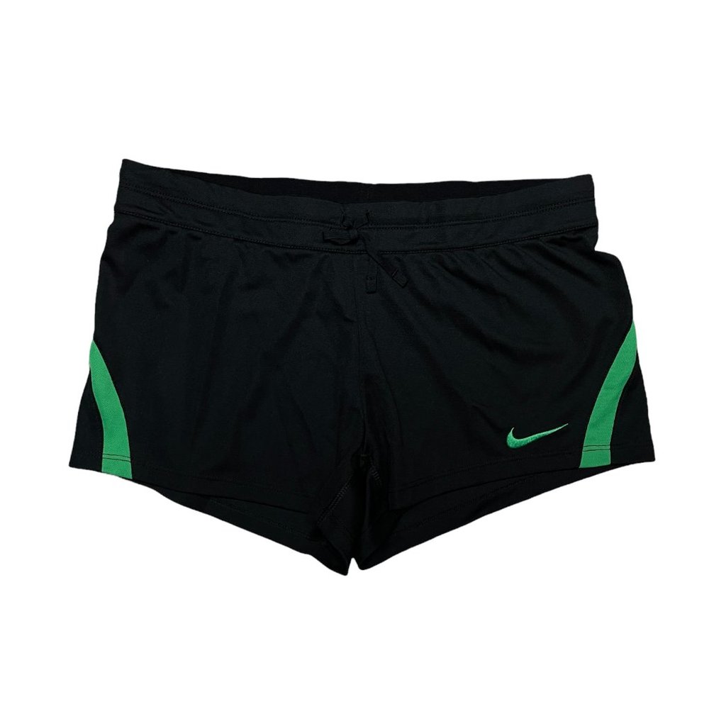 NWT Women's Nike Infiknit DRI-FIT Shorts - Small - Black / Green